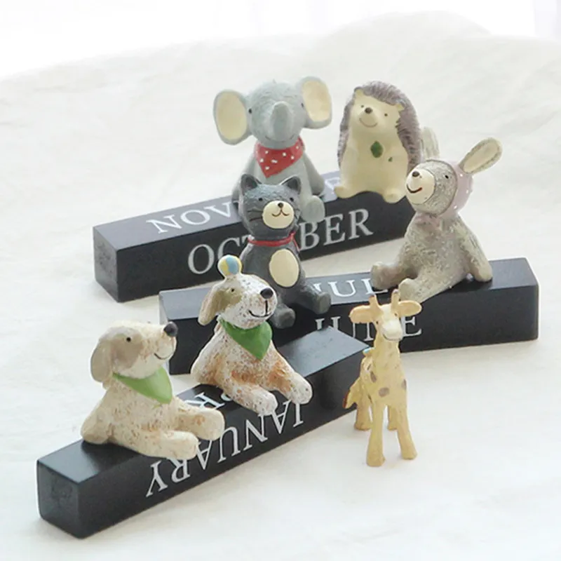 JO LIFE креативное украшение из смолы реквизит для микропейзажа маленькие животные