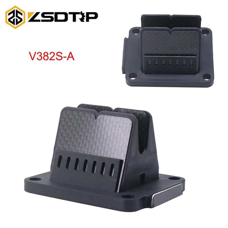 

ZSDTRP Motorcycle YZ85 Intake Reed Valve Carbon Fiber for Yamaha 85cc YZ85 2002-2019 For VForce3 V382S-A