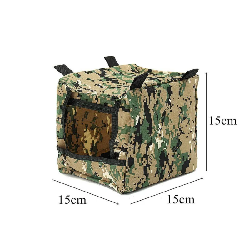 New Foldable Slingshot Recycling Shooting Archery Hunting Target Box Cloth Target Box Catapult Box Bracket Camouflage Slingshot