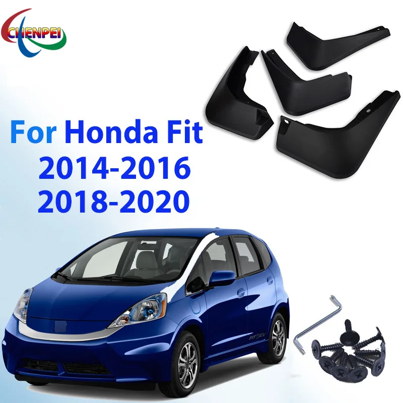 

For Honda Fit 2014-2016 Fit 2018-2020 Car Fender Front Rear Mud Flaps Guard Splash Car Car Exterior Decoration Accessories