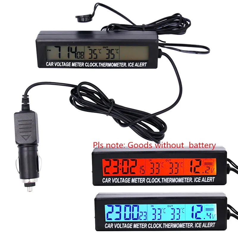 Автомобильный Синий Оранжевый ЖК дисплей с подсветкой Многофункциональный