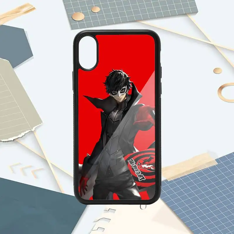 

Persona 5 Joker Japan anime Phone Case PC for iPhone 11 12 pro XS MAX 8 7 6 6S Plus X 5S SE 2020 XR