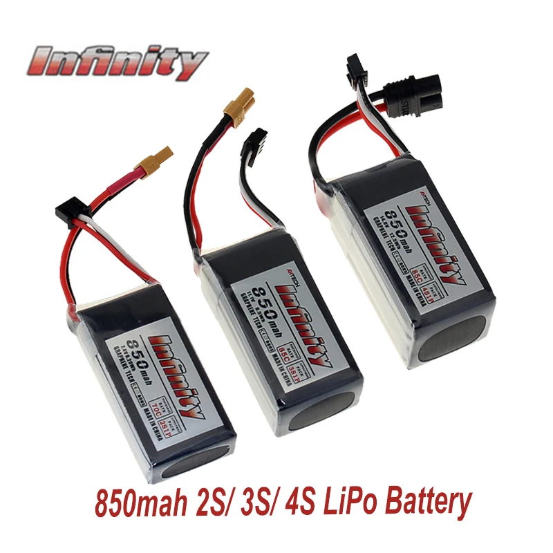 Infinity LiPo Batteries 2S 3S 4S 550mAh 650mh 2200mAh 85C XT30 Connector SY60 XT60 Plug для радиоуправляемого FPV