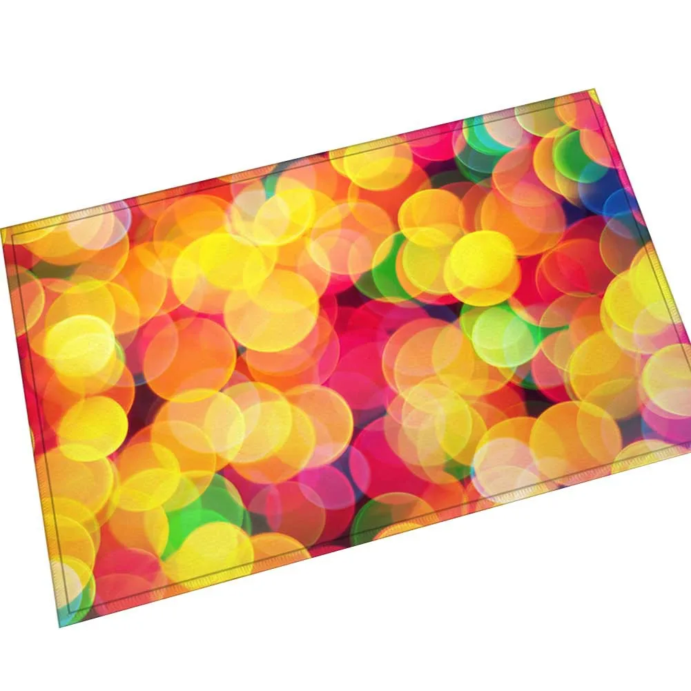 

Super Soft Carpet Floor Mats Living Room Study Area Rugs Bedroom Beautiful Door Stepping Mats Colorful Bath Rug Toilet Rug