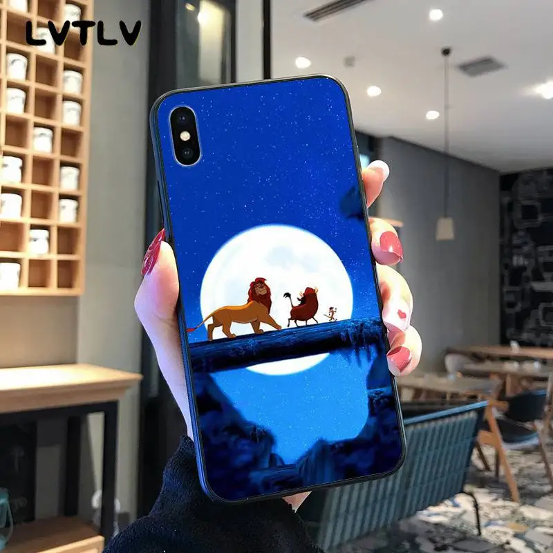 LVTLV мультфильм аниме Король Лев клиент высокое качество чехол для телефона iPhone 11