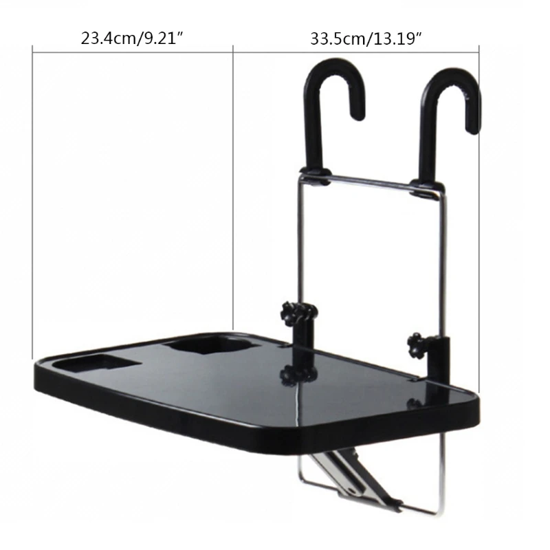 

Steering Wheel Tray -Car Mount Laptop Stand Table Foldable Passenger Seat Desk for Food Eating Drink Notebook Cup Holder