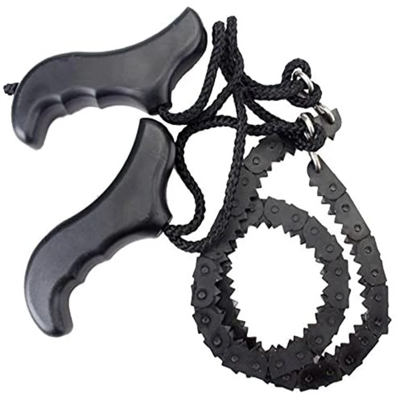 Металлическая цепная пила ручная карманная для экстренных ситуаций выживания