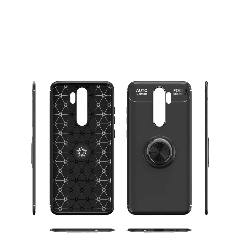 Роскошный мягкий автомобильный чехол-кольцо для Xiaomi Redmi Note 8 Pro, противоударный чехол для Xiaomi Redmi Note 8 Pro, силиконовый бампер из ТПУ