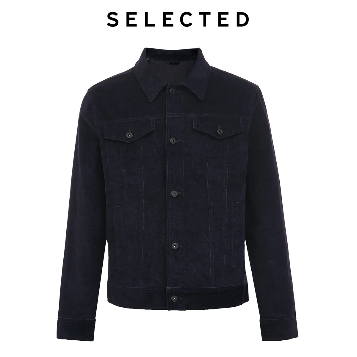 Мужская Осенняя стильная Вельветовая повседневная куртка в стиле ретро