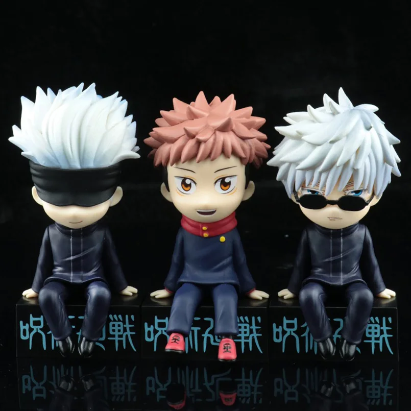 

11cm Q version Anime Jujutsu Kaisen Figure Jujutsu Kaisen Yuji Itadori Gojo Satori PVC Action Figure Collectible Model Toys