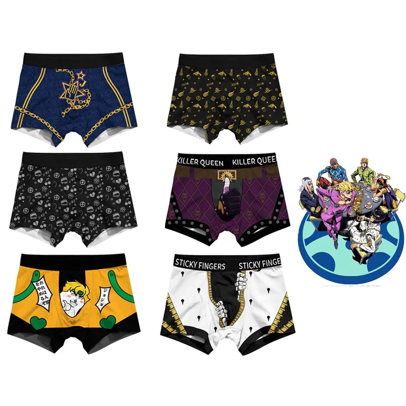 Трусы-боксеры для мужчин и женщин нижнее белье косплея Трусы-шорты с принтом