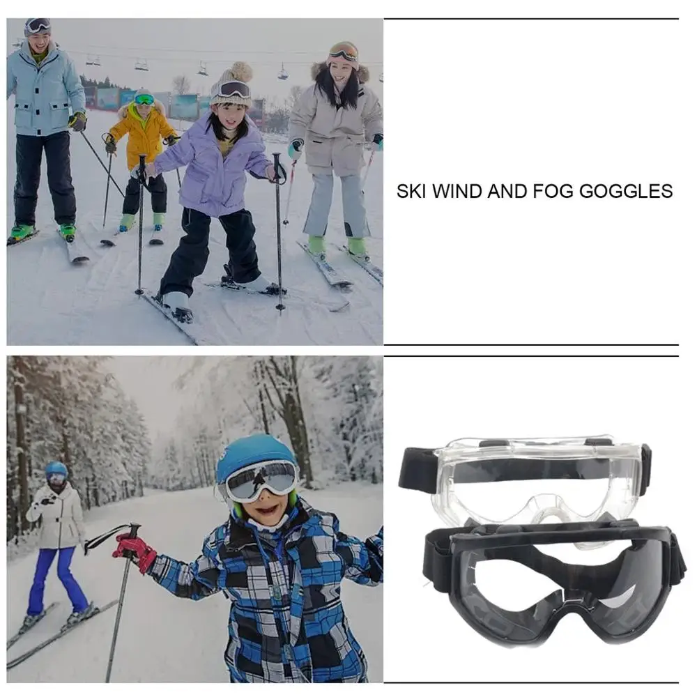 

Winter Outdoor Windproof Ski Goggles Snowboard Skate Sunglasses Sports Big Ski Mask Goggles UV Protection Glasses For Sports