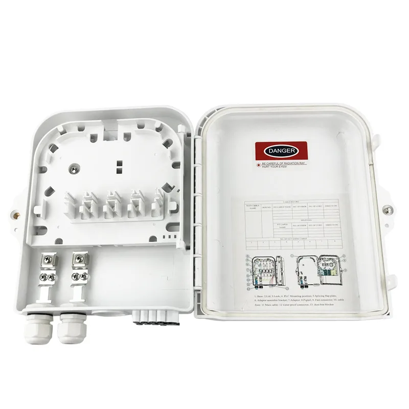 Качество 8 ядро оптоволоконное Распределение коробка FTTH вне помещения IP65