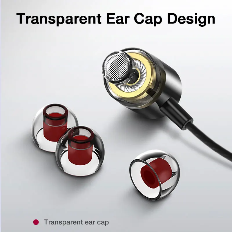 Наушники-вкладыши EARDECO для мобильных телефонов проводные басовые наушники