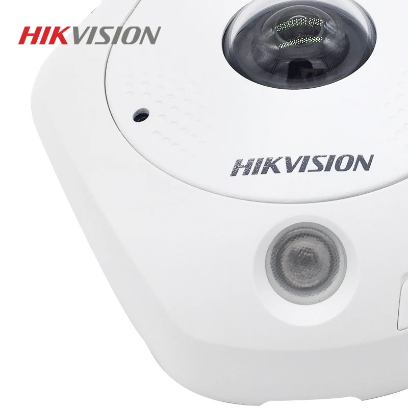HIKVISION DS 2CD63C2F IS китайская версия 12MP Fisheye View IP камера поддерживает ONVIF SD карту PoE IR 360