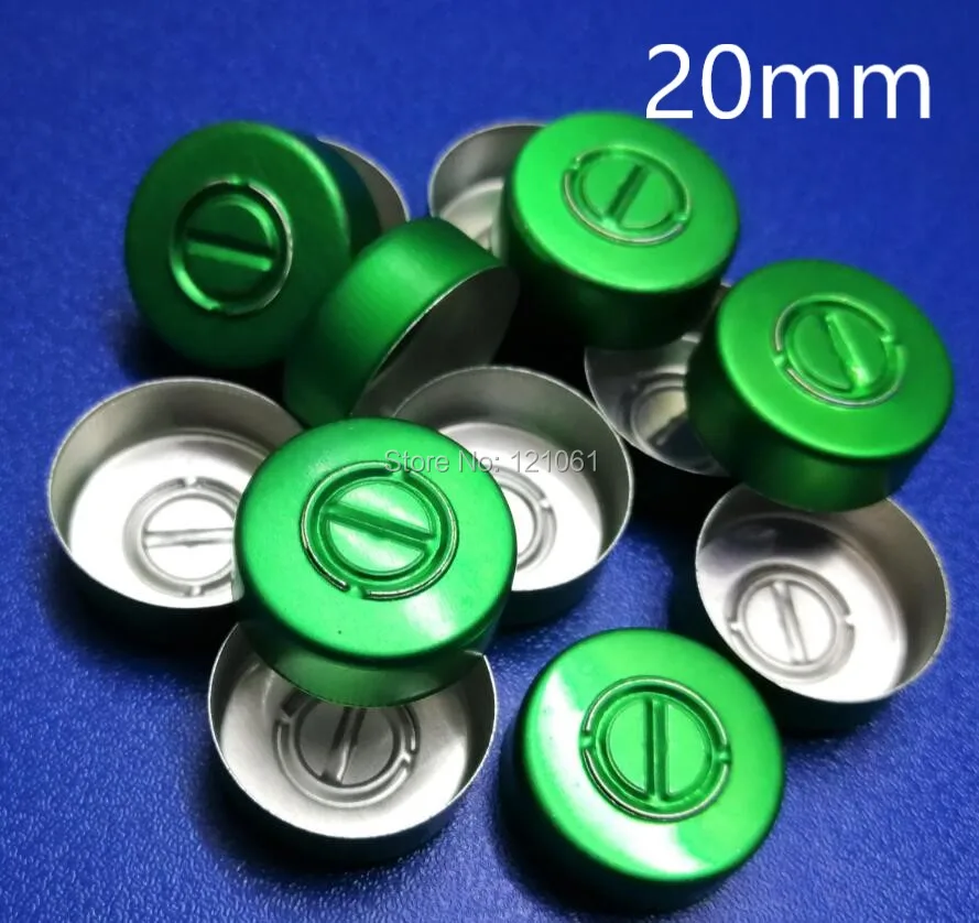 Алюминиевая крышка 20 мм 1000 шт./лот фармацевтические крышки алюминиевые для