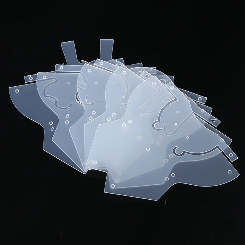 5 шт./компл. ПВХ кожаный шаблон животные DIY для шитья рукоделия изготовления