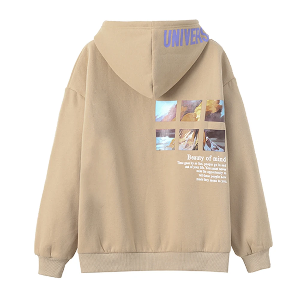 Женская толстовка с капюшоном длинным рукавом в стиле аниме на осень/зиму BVA101 2021 |