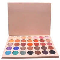 35 color powder palette eyeshadow palette dazzling pearly matte palette private label customized logo