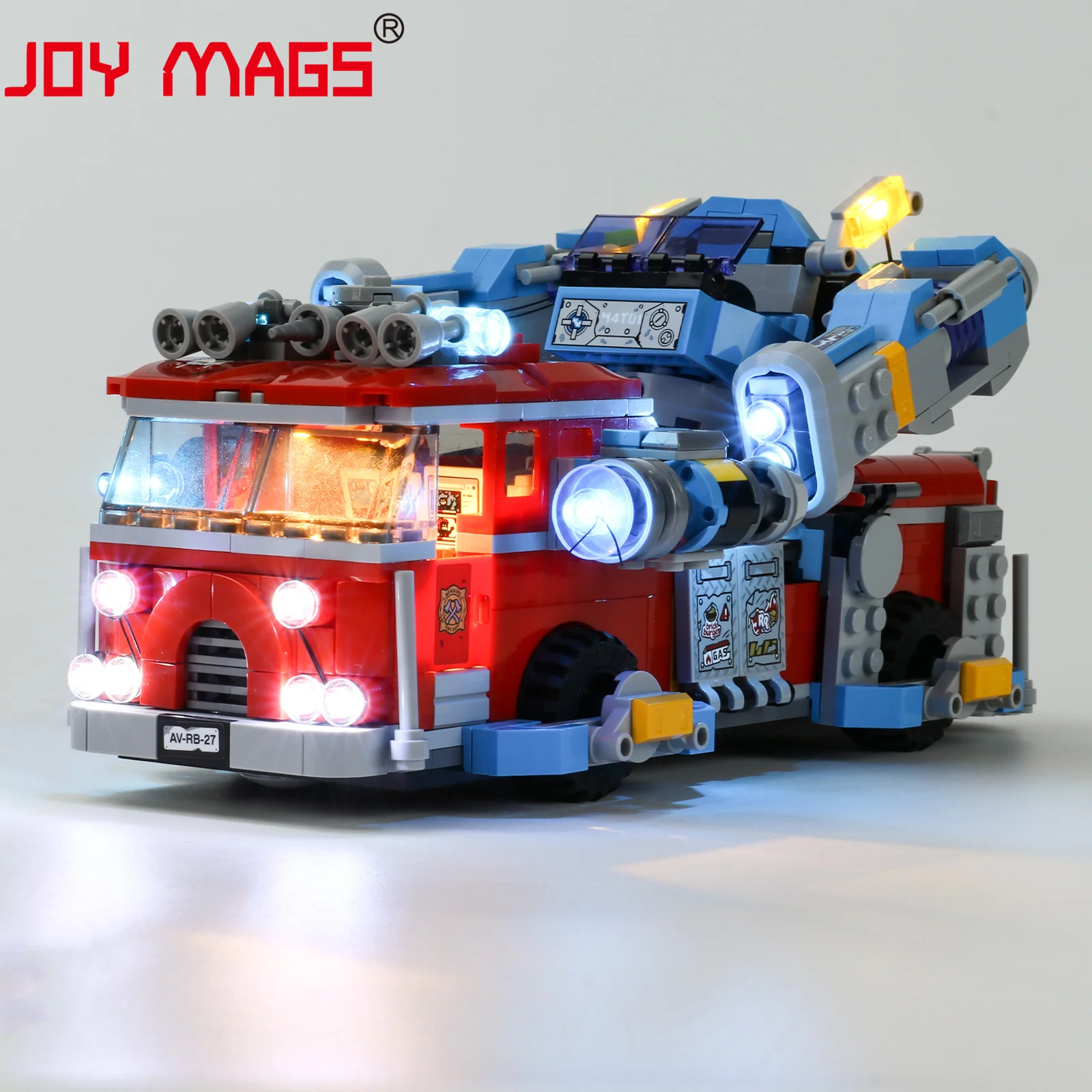 

JOY MAGS Led Light Kit For 70436 Phantom Fire Truck 3000, (NOT Include Model)