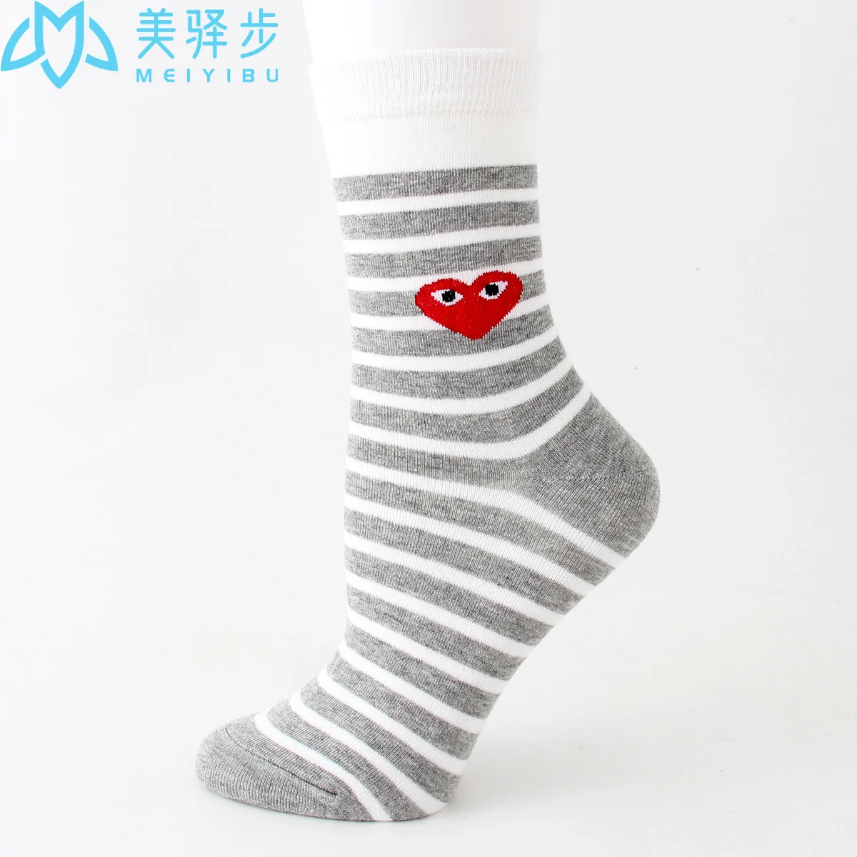 12 Pairs Per Set Love Valentine's Day Cotton Socks Sweat-absorbing Socks Women's Hot Socks