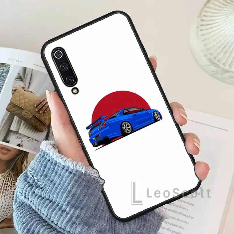 

JDM car sport cartoon Phone Case For Xiaomi Redmi 7 9t 9se k20 mi8 max3 lite 9 note 8 9s 10 pro