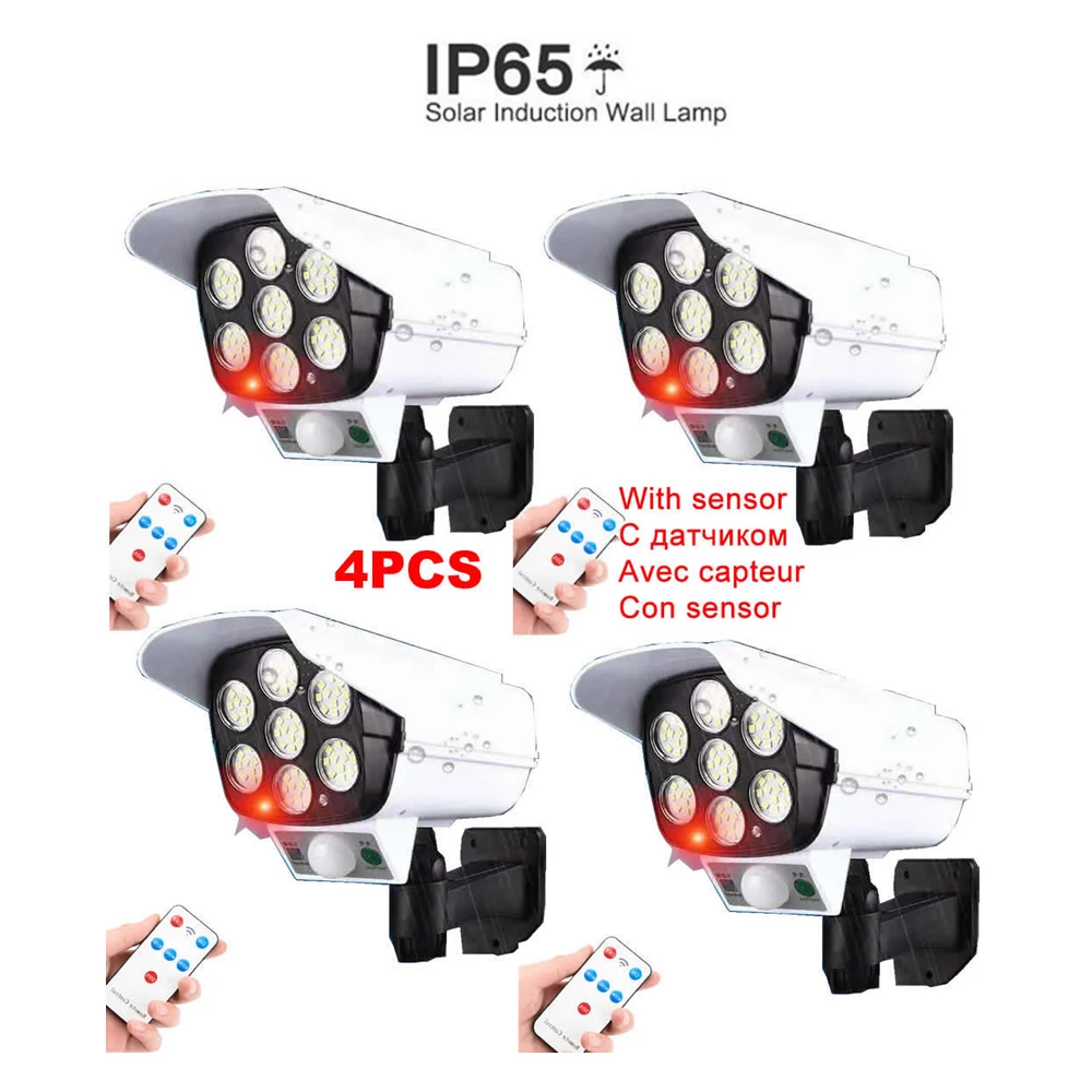 

Водонепроницаемая камера видеонаблюдения с солнечной батареей и датчиком движения