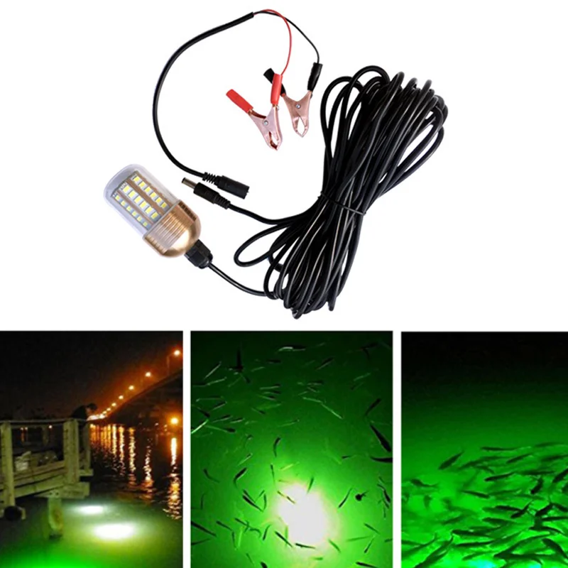 

30W Fishing Lure Light LED Submersible Night Fishing Light for Sea Boat