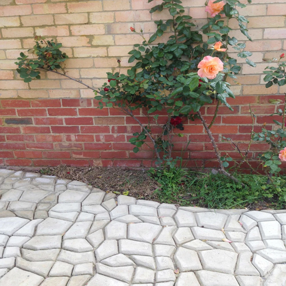 36*36 см Черный сад DIY пластиковое бетонирование плесень садовая лужайка