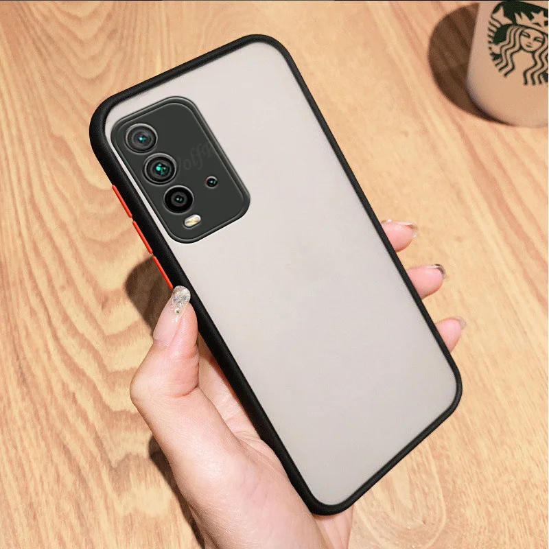 Shockproof Phone Case Back Cover For Xiaomi Redmi 9T Case For Redmi 9T Luxury Translucent PC Soft Case For Redmi 9 9A 9C 9T Case