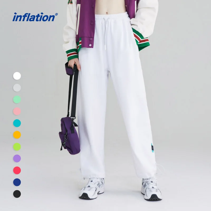 

Спортивные брюки ярких цветов, женские прямые брюки с завышенной талией, трендовые свободные спортивные брюки, женские брюки для бега, 3900TW20,...