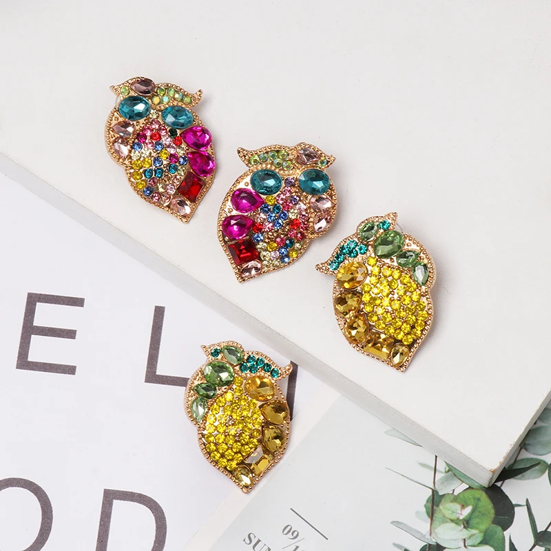 Винтажные серьги JUJIA в виде бабочек омаров стразы висячие для женщин ювелирные