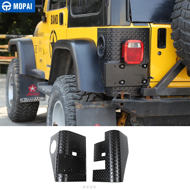 Капоты фар MOPAI для Jeep Wrangler TJ автомобильные задние фары защитные наклейки