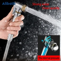 high quality bidets faucet chrome plated toilet cleaner set shower spray bidet sprayer toilet faucets hygienic shower