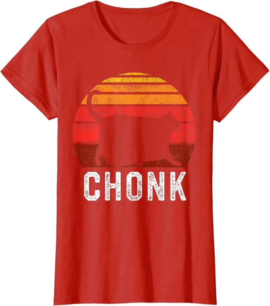 

2021 T Shirt Men Kawaii Summer Tops Cartoon T-shirt Karate Graphic Tees Tee Shirt Funny Fat Cats Meme, Chonk Cat T-Shirt