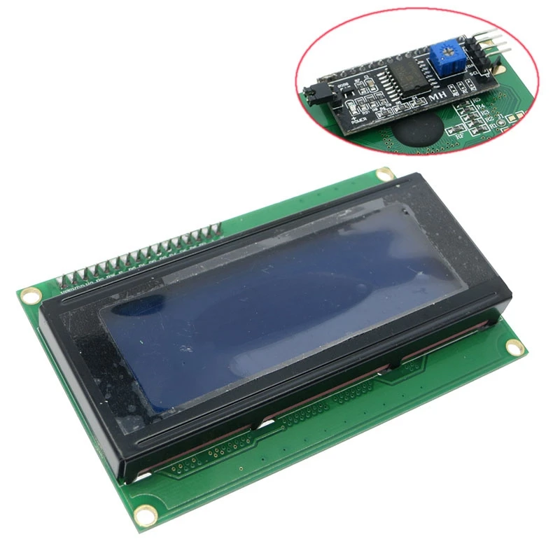 Синий последовательный IIC I2C TWI 2004 20 х 4-символьный 5v ЖК-дисплей модуль Дисплей для