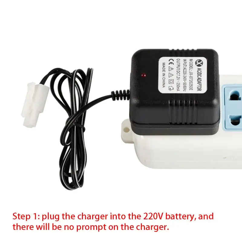portable smart charger charging adapter for 7 2v ni cd ni mh battery with ket 2p plug for rc remote car toys free global shipping