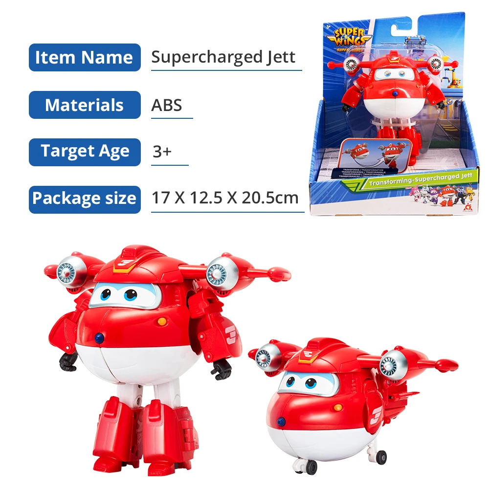 Супер Крылья 5 большой размер трансформирующий масштаб самолет робот экшн