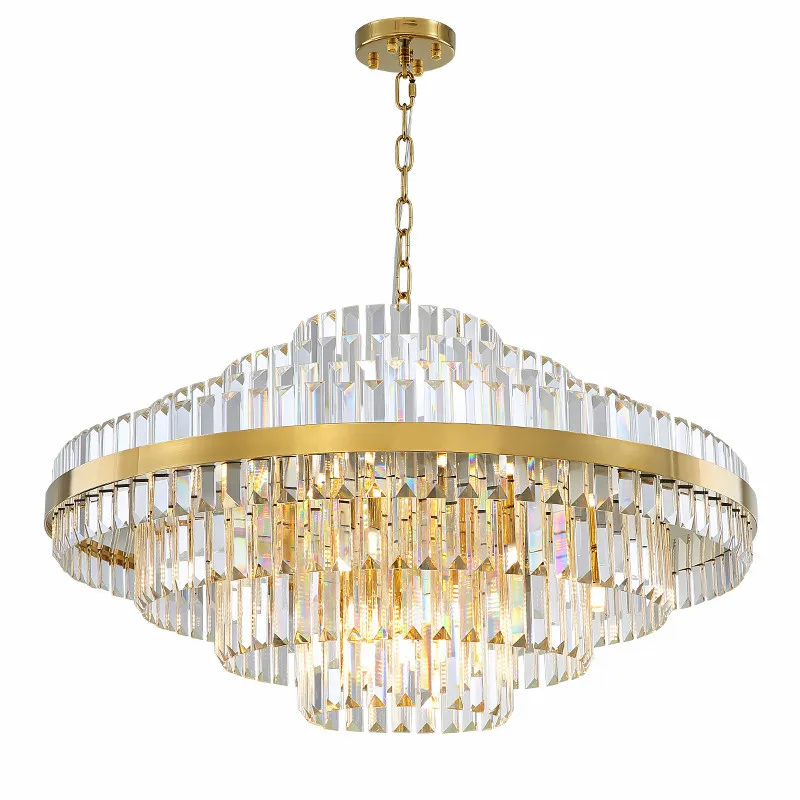 Современные Роскошные светодиодные подвесные светильники G9 для фойе потолочные