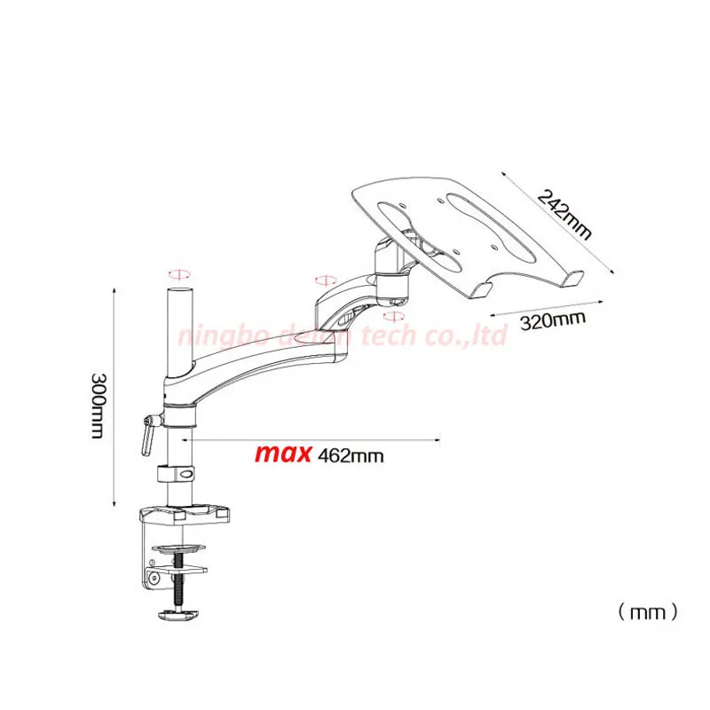 Алюминиевая Подставка для монитора поворотный кронштейн 27 дюймов с