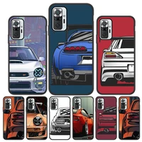 JDM Sports Cars Phone Case For Xiaomi Redmi Note Pro Case Redmi Note9 Pro 11S 10Pro 10S NFC Covers