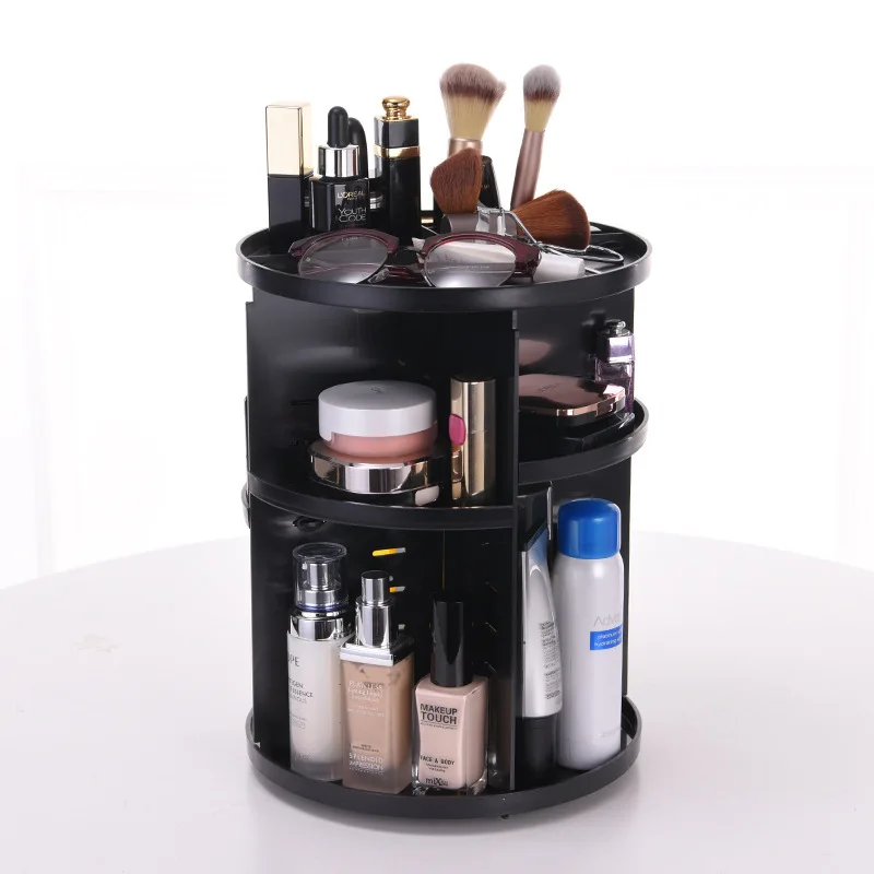 

Rotating Storage Makeup Box Cosmetic Organizer Jewelry Organizer Box Makeup Box Make Up Organizer For Bathroom Boxes