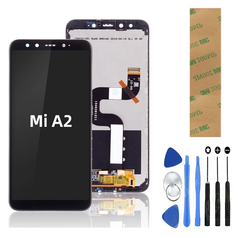 Оригинальный ЖК дисплей 5 99 дюйма для Xiaomi Mi 6X сменный дигитайзер сенсорного