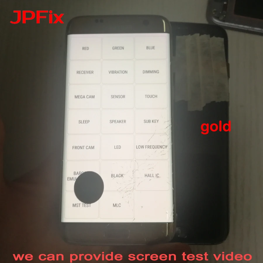 JPFix дефектный для Samsung S7 Edge G935 ЖК дисплей с сенсорным экраном в сборе рамкой