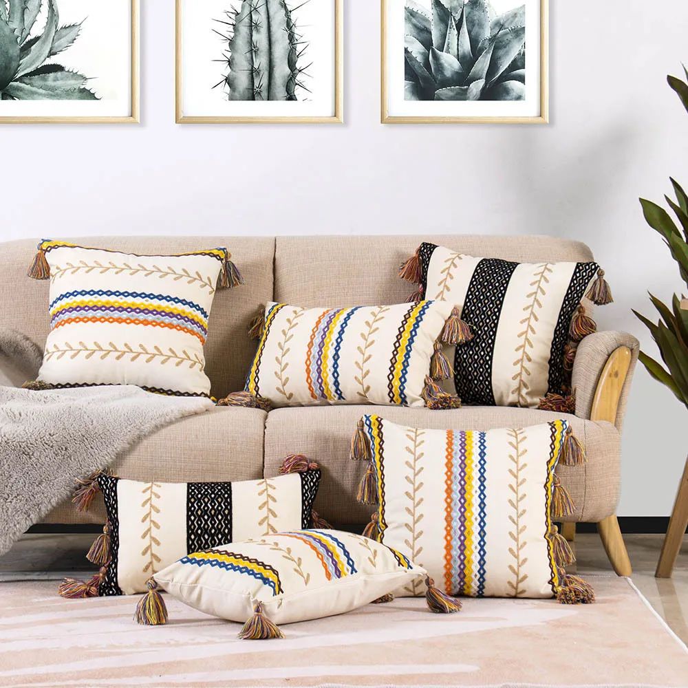 

Наволочка для подушки в стиле бохо, 45x5/30x50 см