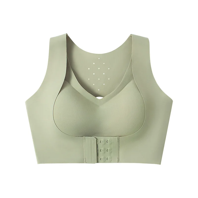 

Super Push Up Bra Underwear Padded Women Front Closure Active Seamless Bra Lingerie Plus Size Ladies Underwear Cropped Feminino
