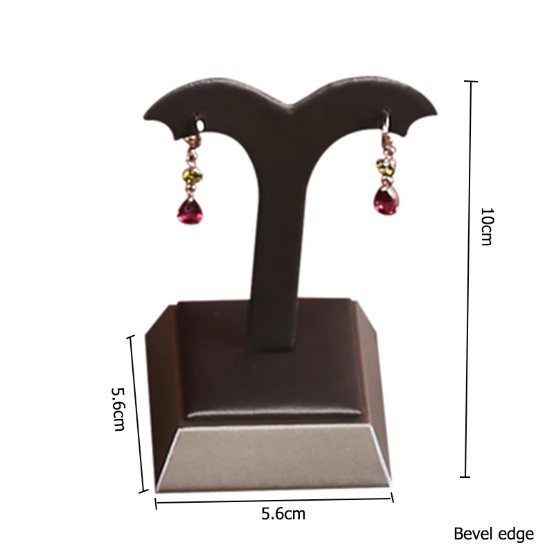 

Лучший коричневый браслет из искусственной кожи с подвеской, ожерелье, дисплей для ювелирных изделий, подставка, держатель, кольцо для бюста, серьги, полка для презентаций