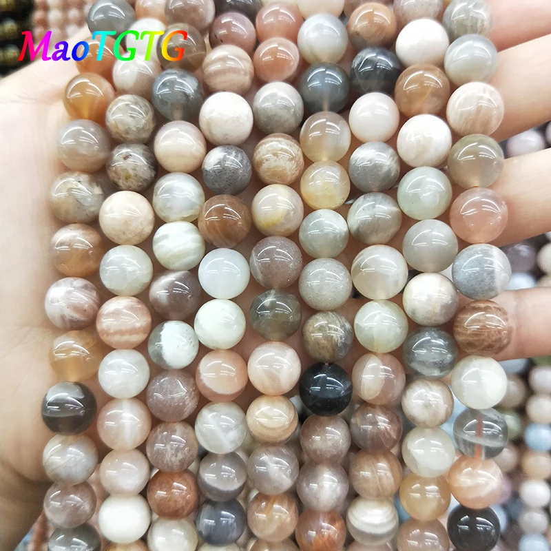 

Бусины Из Натурального солнечного камня для изготовления ювелирных изделий, модный браслет, ожерелье 6/8/10 мм, круглые бусины из натуральног...