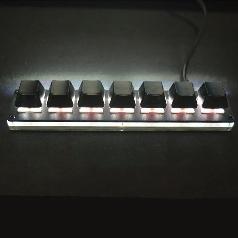 Механическая Подсветка Rgb металлическая 7-самостоятельная Настройка
