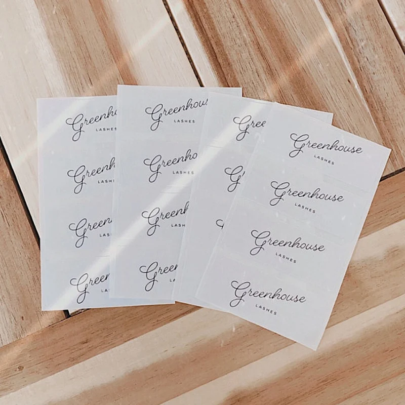 Pegatinas rectangulares personalizadas, etiquetas rectangulares transparentes para personas, embalaje de personalizaci&oacute;n de logotipo-2